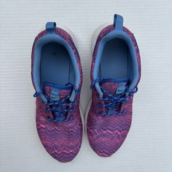Nike Roshe One Low Running Shoes Pink Youth Size 7Y Athletic Sneaker 677784-600 - Picture 7 of 11